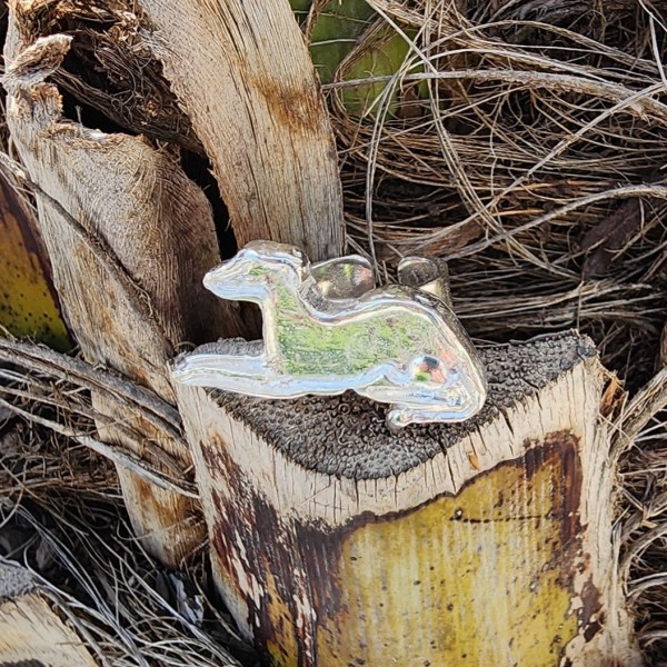 ANILLO GALGO PLATA MACIZA 925 (JOYA DE AUTOR)